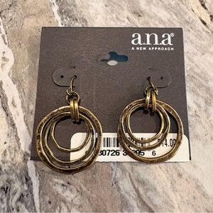 a.n.a Brass Ox Earrings